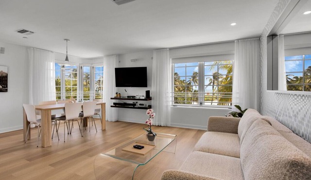 South Beach 2BR Condo with Ocean Views on Ocean Dr