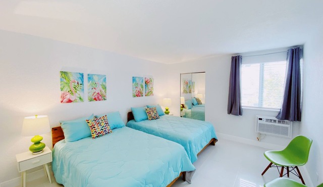 Spacious 2-Bed, 2-Bath in the Center of Miami w/Free Parking