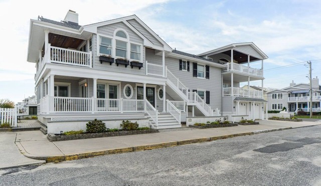 Spacious Corner Property! One house off the beach