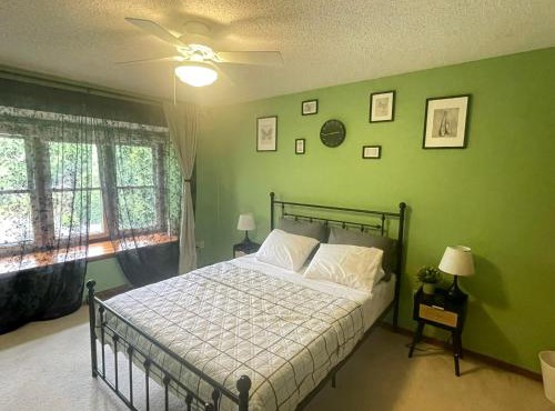 Sunny Bedroom in Quiet TownHouse