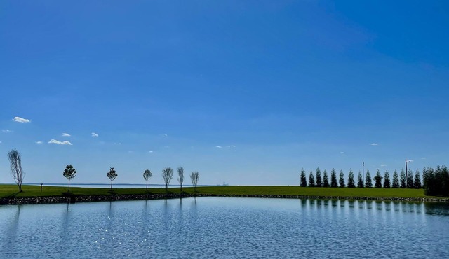 Swan Creek Luxury Waterfront. Private pond and spacious waterfront views