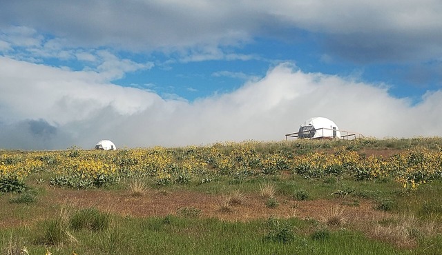 The Bison Geodesic Dome with spectacular views in Plains, Montana
