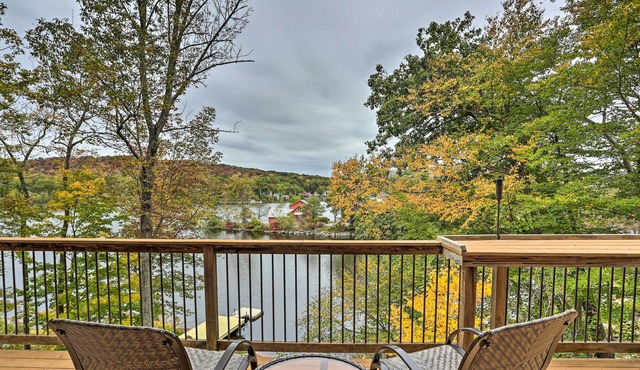 Waterfront Highland Lake Home w/Deck + Dock