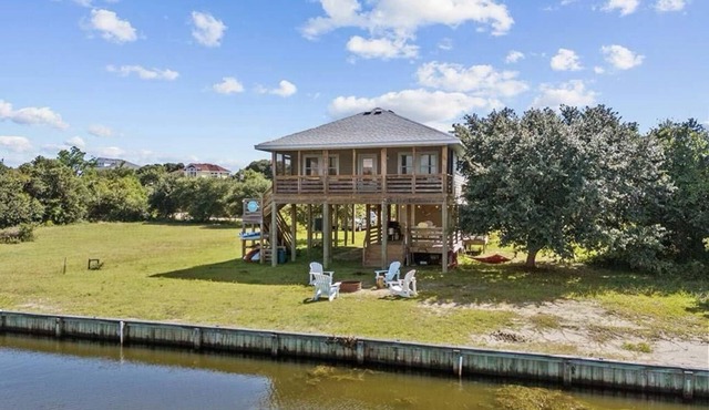 Welcome to the Cool Change Beach Cottage, Canal front 4x4 area of Carova Beach.