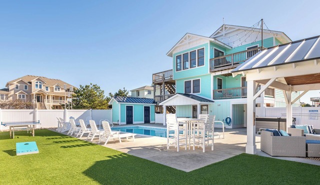 Yeti V - Corolla, Ocean Sands, 50 Yards to Beach, Ocean View, Pool, Cabana, Hot Tub
