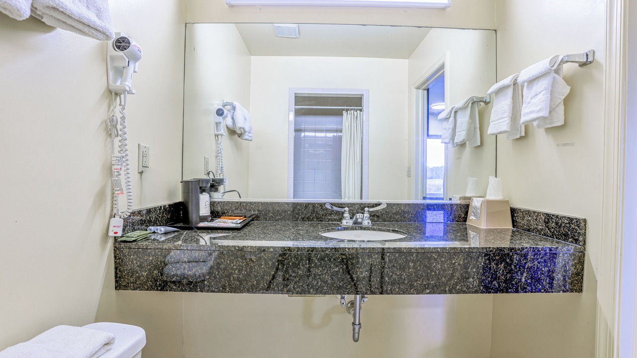 Photo of Bathroom in White Stone