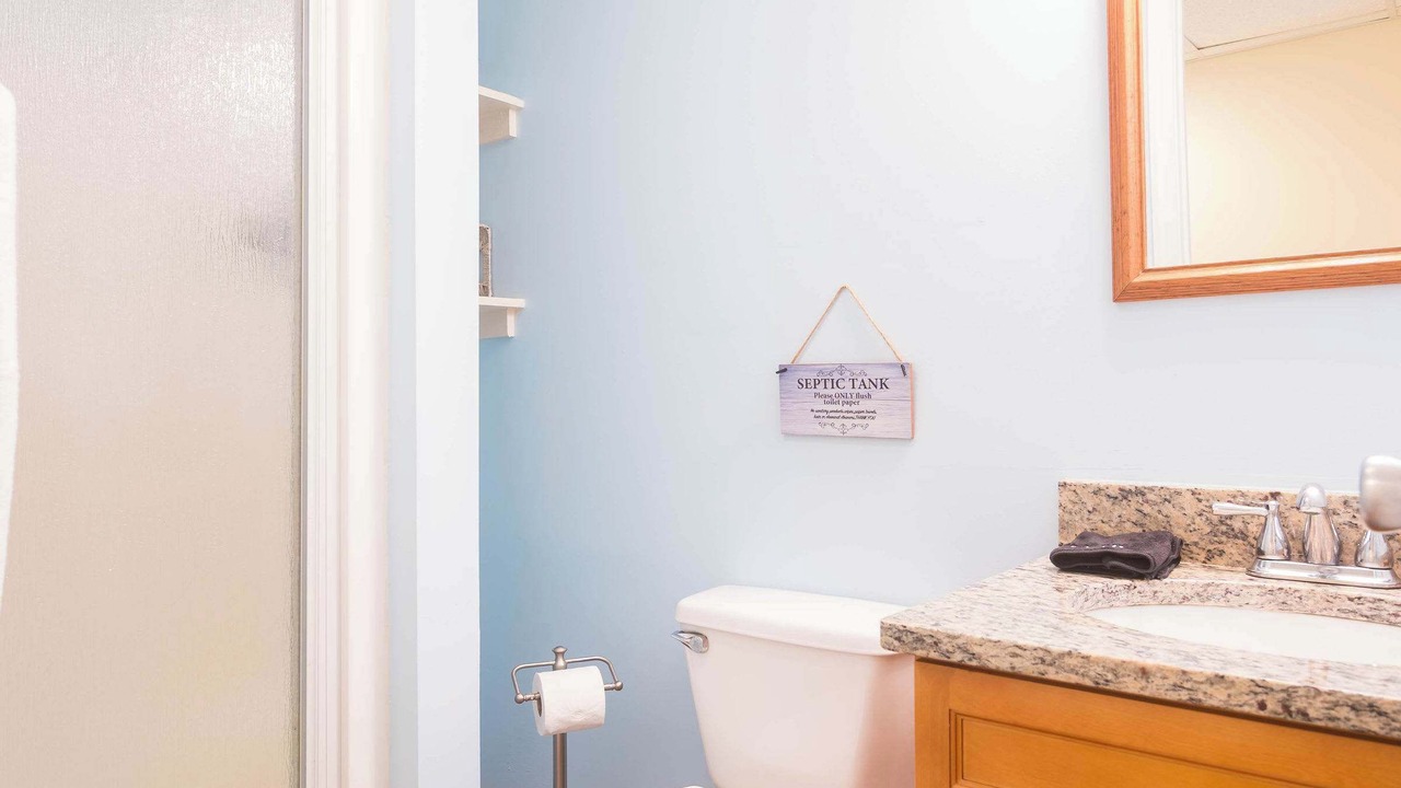Photo of Bathroom in White Stone