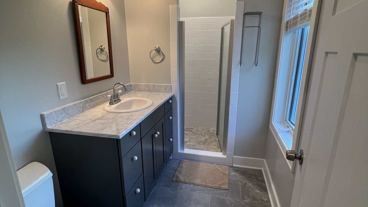 Photo of Bathroom in White Stone