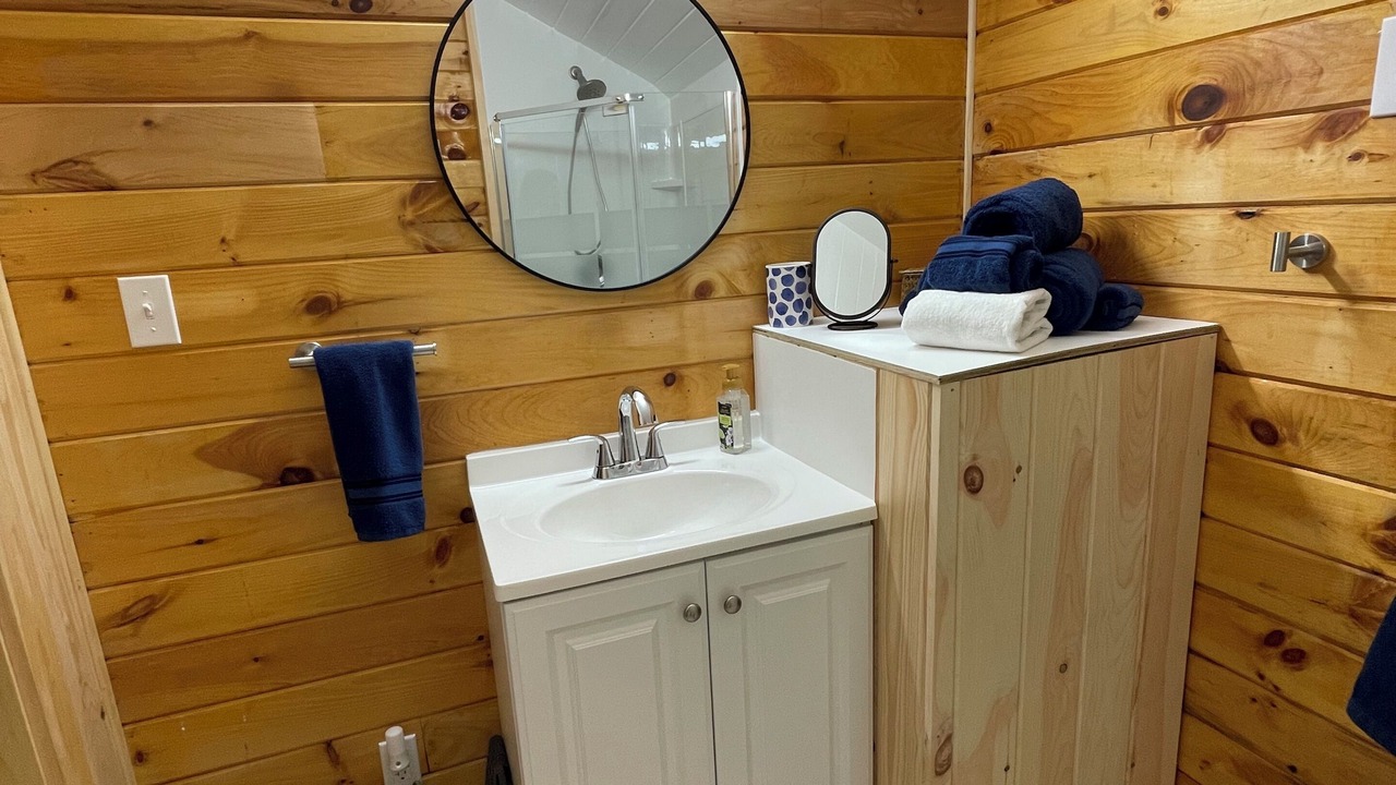 Photo of Bathroom in Rushford Lake