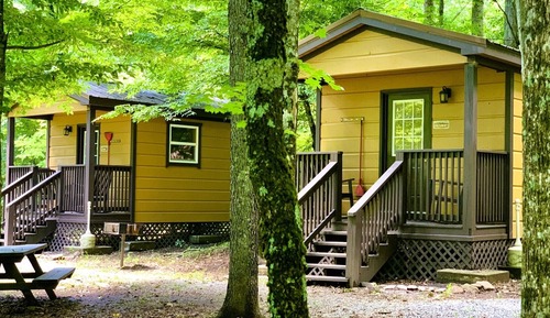 Hot Rod Mini Primitive Cabin - bathhouse 50 feet away