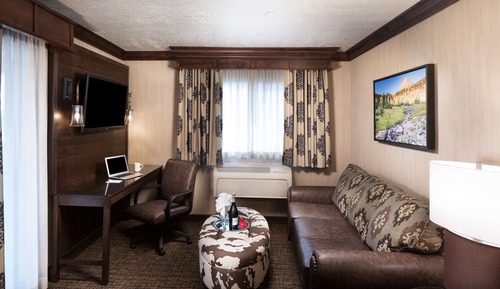 Presidential Studio Suite, 1 King Bed, Non Smoking, Fireplace