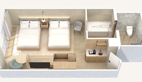 Suite, 1 King Bed with Sofa bed, Ocean View