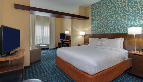 Suite, 1 King Bed with Sofa bed, Accessible Bathtub