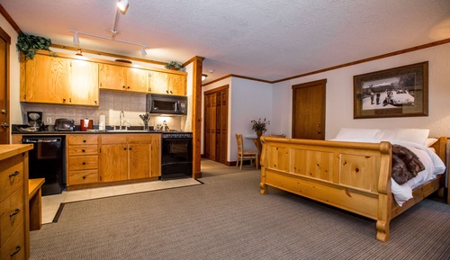 Studio, 1 Queen Bed with Sofa bed, Kitchen
