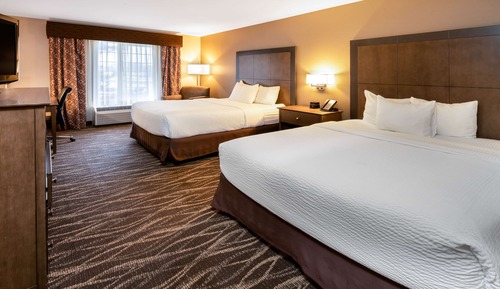 Standard Room, 2 Queen Beds, Refrigerator & Microwave