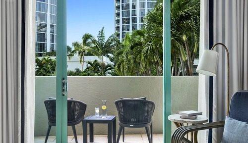 Room, 2 Double Beds, City View (Mobility/Hearing Access, Roll-in Shwr)