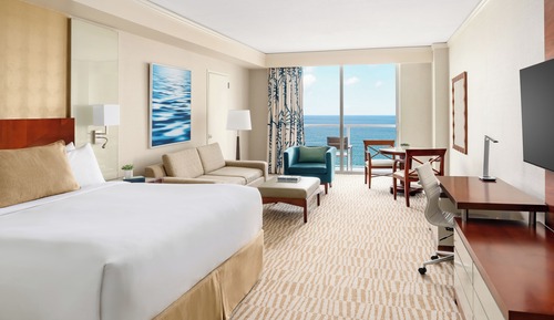 Junior Suite, 1 King Bed with Sofa bed, Ocean View