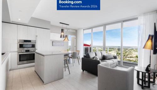 Three-Bedroom Apartment with Water View