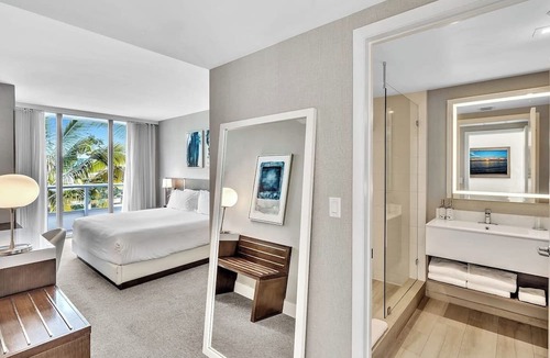Bay Harbor Islands Apartment | King Suite balcony water views-Hosted by Sweetstay