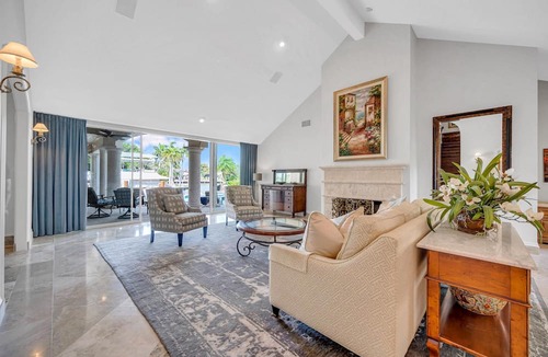 Harbor Beach House | Mediterranean Villa Heated Pool Venice of America Riverside View Venetian Key Resldences