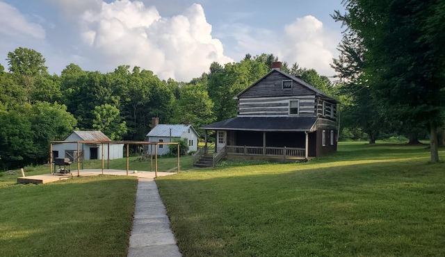 Farmhouse situated in the mountains with AC and modern amenities